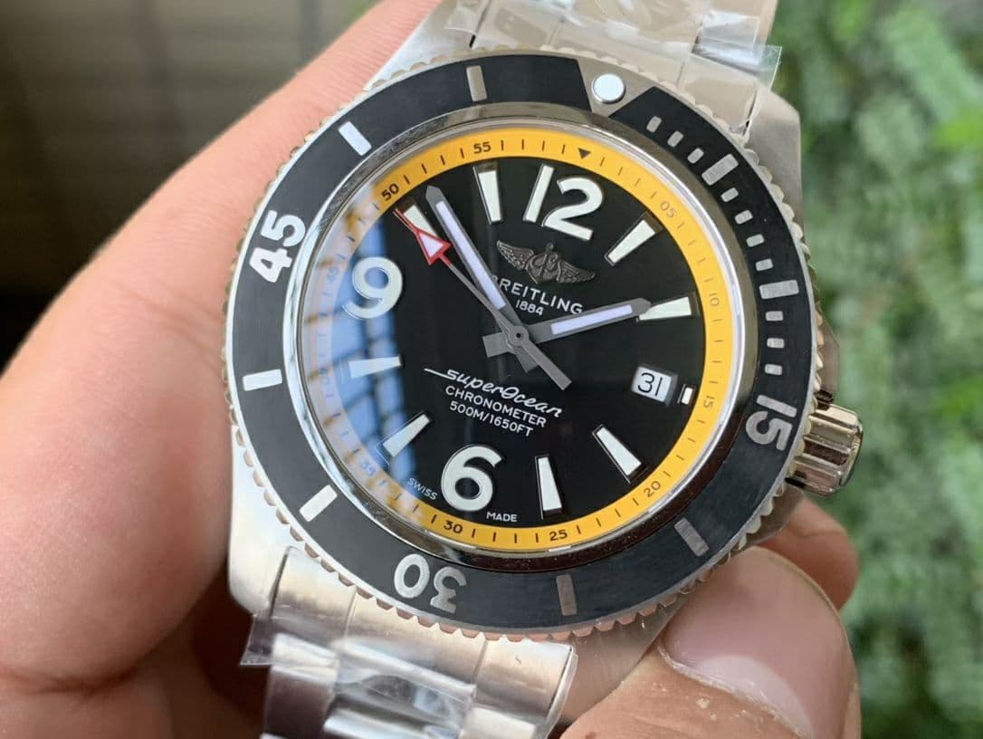 BSW0414D - Superocean 44mm SS/SS Yellow TF Asia 2824 BSW0414D - Superocean 44mm SS/SS Yellow TF Asia 2824
