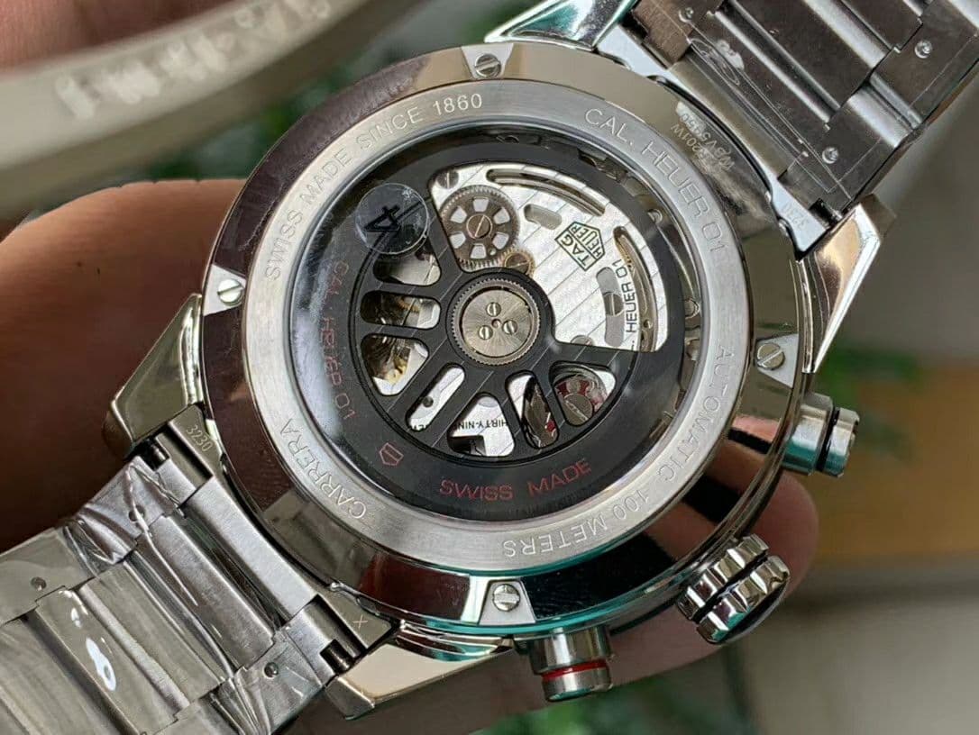 Calibre Heuer 01 Chrono SS XF 1:1 Best Edition Gray Dial on SS Bracelet Strap A1887 Calibre Heuer 01 Chrono SS XF 1:1 Best Edition Gray Dial on SS Bracelet Strap A1887