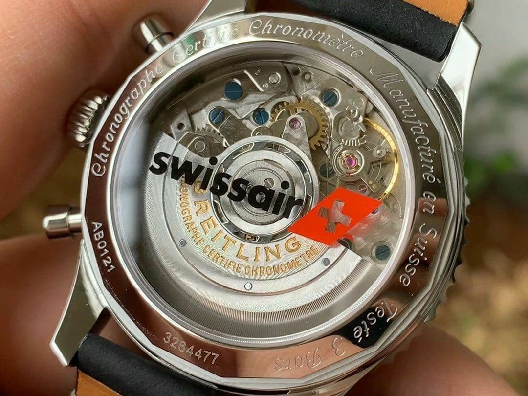 Navitimer B01 Chronograph 43 TWA Editioin SS OXF Blue Dial on SS Mesh Bracelet A7750 Navitimer B01 Chronograph 43 TWA Editioin SS OXF Blue Dial on SS Mesh Bracelet A7750