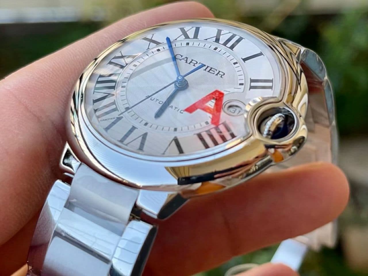 Ballon Bleu 42mm SS AF 1:1 Best Edition White Texture Dial on SS Bracelet A2824 V4 Ballon Bleu 42mm SS AF 1:1 Best Edition White Texture Dial on SS Bracelet A2824 V4