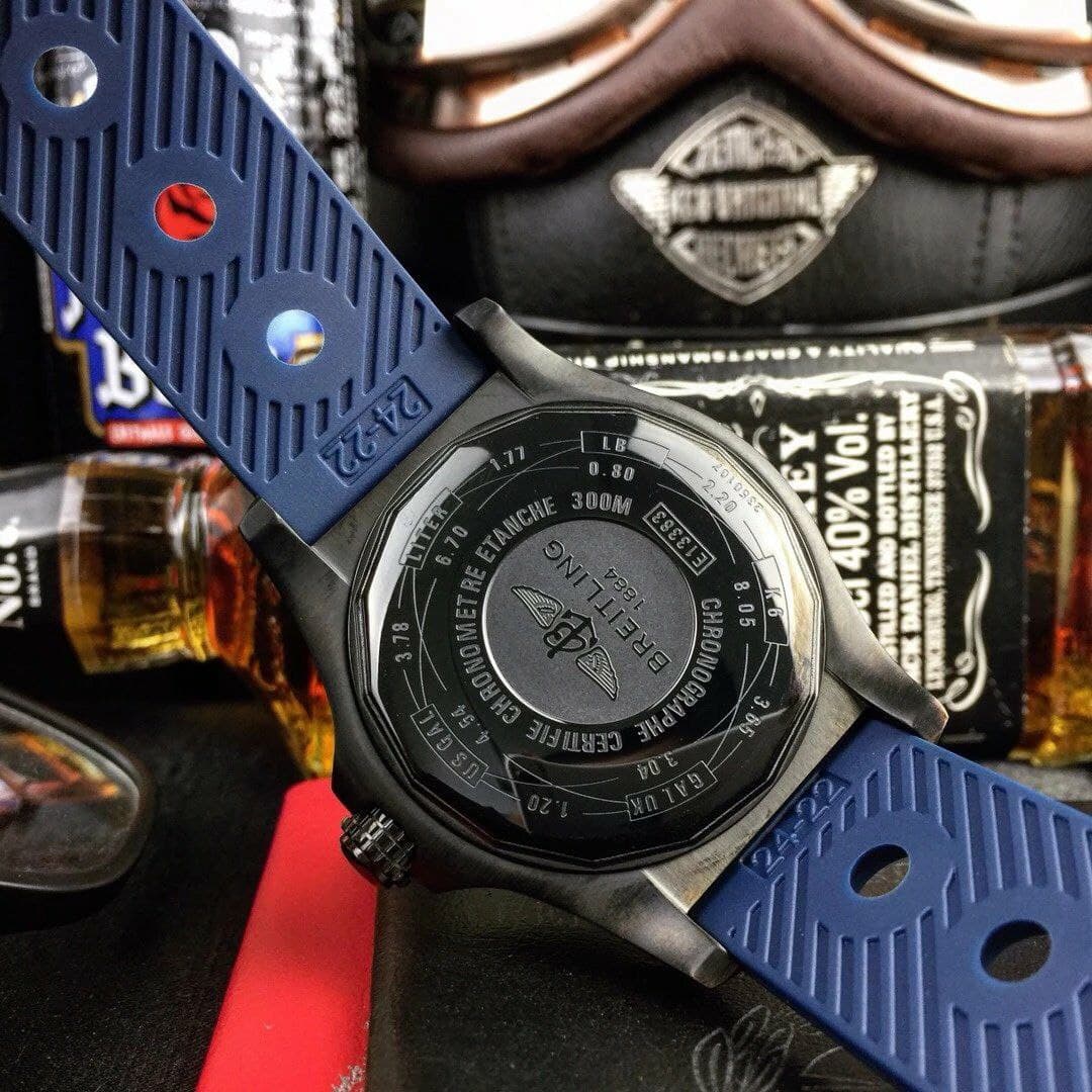 Breitling Avenger Blue Dial on Blue Nylon Strap