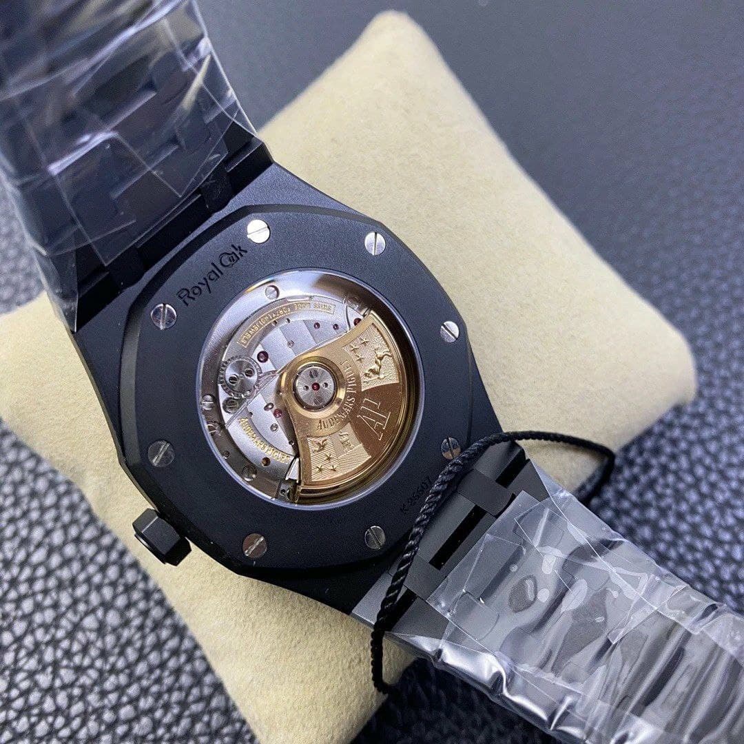 Royal Oak 41mm 15400 DLC ZF 1:1 Best Edition Gray Textured Dial on DLC Bracelet A3120 Royal Oak 41mm 15400 DLC ZF 1:1 Best Edition Gray Textured Dial on DLC Bracelet A3120