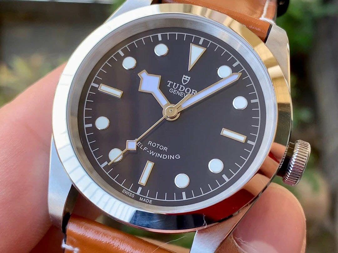 Black Bay 41 LF 1:1 Best Edition Blue Dial on Brown Leather Strap A2824 Black Bay 41 LF 1:1 Best Edition Blue Dial on Brown Leather Strap A2824