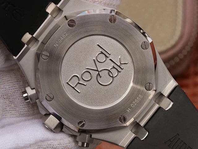 AP0608B - Royal Oak Chronograph 1:1 Best Edition 26331ST SS/RU Wht/Blk