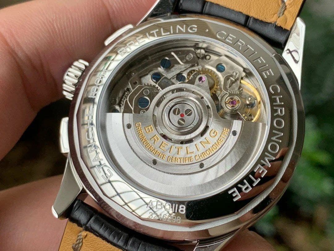 PREMIER B01 CHRONO SS 42MM GF 1:1 BEST EDITION WHITE/Grey DIAL ON BLACK LEATHER STRAP PREMIER B01 CHRONO SS 42MM GF 1:1 BEST EDITION WHITE/Grey DIAL ON BLACK LEATHER STRAP