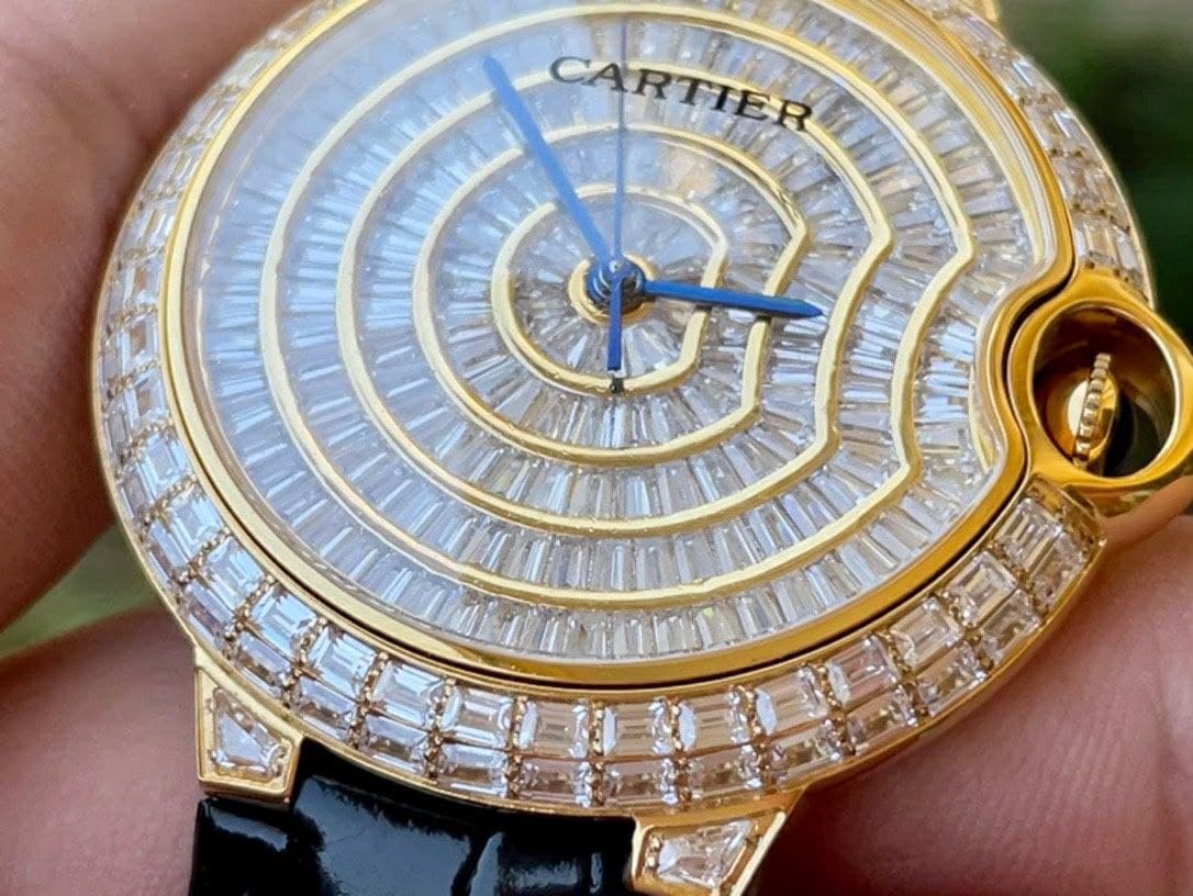Cartier Ballon Gold Case Diamond 42mm Diam YS/LS Cartier Ballon Gold Case Diamond 42mm Diam YS/LS