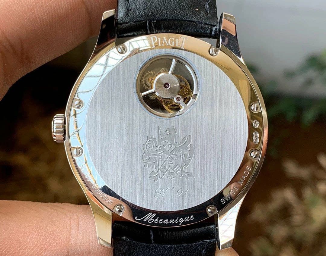 Piaget Gouverneur Tourbillon SS OXF Best Edition White Dial Diamonds Bezel on Brown Leather Strap Piaget Gouverneur Tourbillon SS OXF Best Edition White Dial Diamonds Bezel on Brown Leather Strap