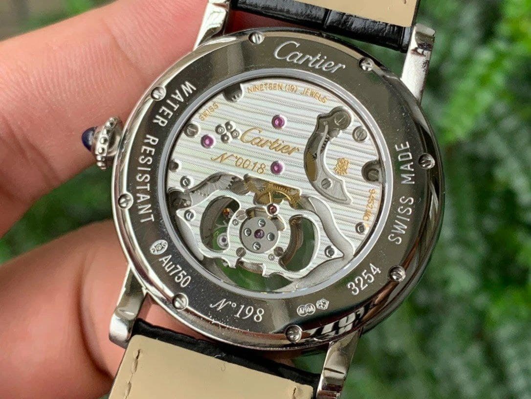 Rotonde Flying Tourbillon SS BLF Best Edition White Dial on Black Leather Strap V2