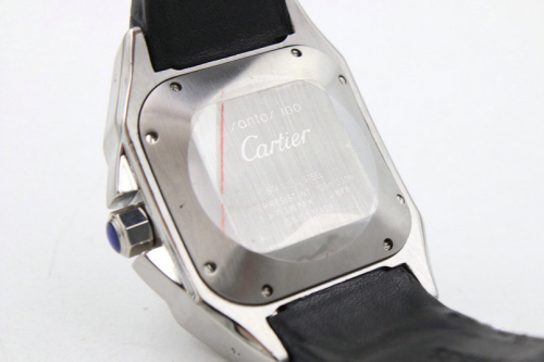 Car Santo Classic Diamond White Dial Black Strap