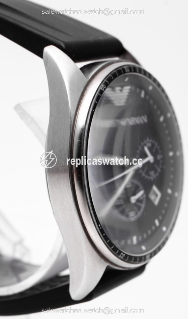 Emporio Armani Black Ar-0527 Watch Emporio Armani Black Ar-0527 Watch