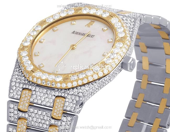 Audemars Piguet Two Tone Ladies Royal Oak 33mm 18k/Steel Vs Diamond 22.5ct Watch Audemars Piguet Two Tone Ladies Royal Oak 33mm 18k/Steel Vs Diamond 22.5ct Watch