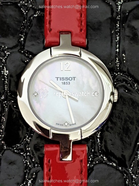 Tissot Red Band T-trend Pinky Mop Dial Diamond Ladies T0842101611600 Watch Tissot Red Band T-trend Pinky Mop Dial Diamond Ladies T0842101611600 Watch