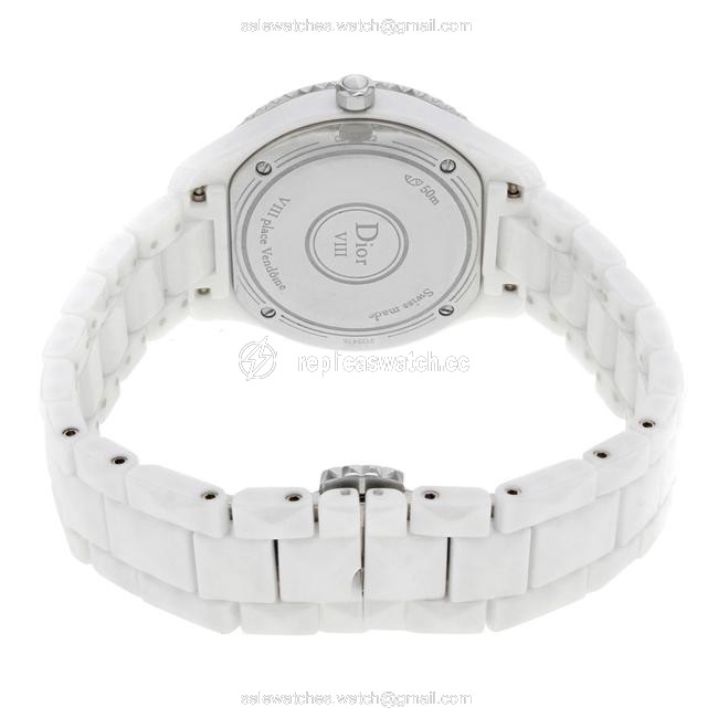 Dior White Viii Mother Of Pearl Ceramic Quartz Ladies Watch Dior White Viii Mother Of Pearl Ceramic Quartz Ladies Watch