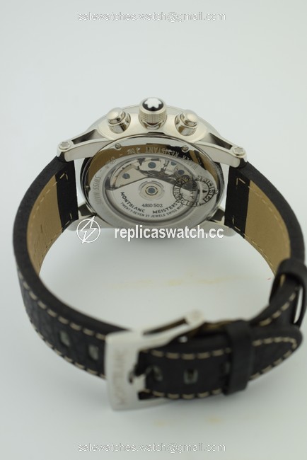 Montblanc White Dial Walker New Never Worn "Time " Watch Montblanc White Dial Walker New Never Worn "Time " Watch