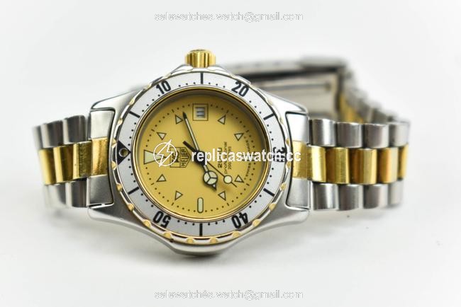 TAG Heuer Professional - Silver/Gold Aquatic 200m Sports (O) Watch TAG Heuer Professional - Silver/Gold Aquatic 200m Sports (O) Watch