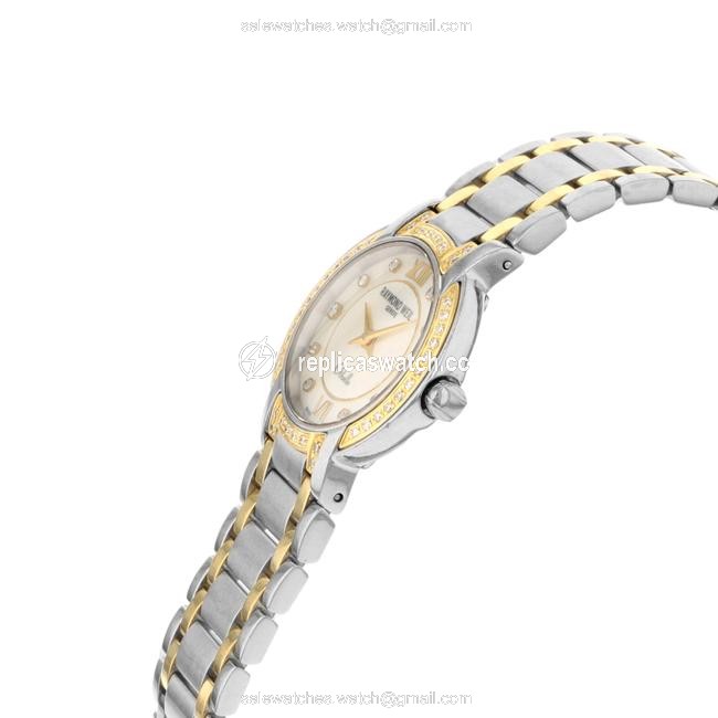 Raymond Weil Cream Othello Steel Diamonds Quartz Ladies 2320-sts-00985 Watch Raymond Weil Cream Othello Steel Diamonds Quartz Ladies 2320-sts-00985 Watch