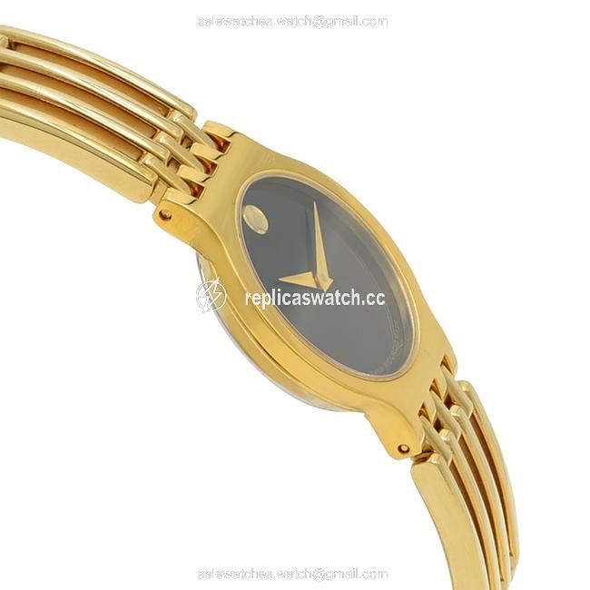 Movado Black Esperanza Museum Steel Quartz Ladies Bracelet 0600457 Watch Movado Black Esperanza Museum Steel Quartz Ladies Bracelet 0600457 Watch