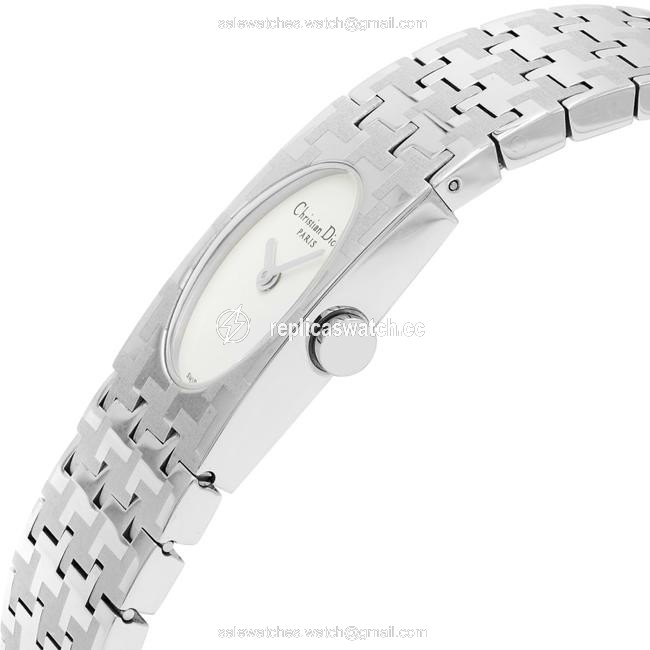 Dior Silver Miss Textured Ss Bracelet Watch Dior Silver Miss Textured Ss Bracelet Watch