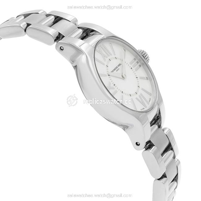 Raymond Weil Mother Of Pearl Noemia Aftermarket Crown Steel Quartz Ladies 5927-st-00907 Watch Raymond Weil Mother Of Pearl Noemia Aftermarket Crown Steel Quartz Ladies 5927-st-00907 Watch