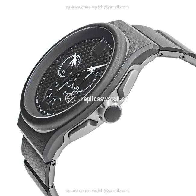 Movado Carbon Parlee Fiber Sticks Dial Titanium Peek Quartz Mens 0606929 Watch Movado Carbon Parlee Fiber Sticks Dial Titanium Peek Quartz Mens 0606929 Watch
