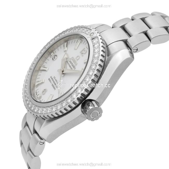 Omega Stainless Steel Seamaster Planet Ocean Diamonds 232.15.42.21.04.001 Watch Omega Stainless Steel Seamaster Planet Ocean Diamonds 232.15.42.21.04.001 Watch