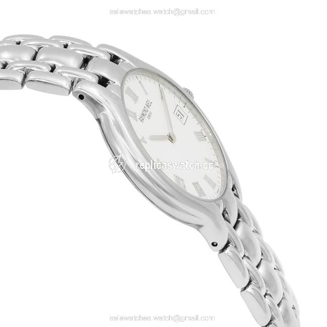 Raymond Weil White Roman Parsifal Dial Steel Quartz Ladies 8810-ssr Watch Raymond Weil White Roman Parsifal Dial Steel Quartz Ladies 8810-ssr Watch