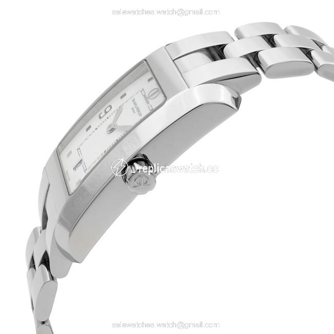 Baume & Mercier Steel Hampton Stainless White Dial Quartz Mens Moa08604 Watch Baume & Mercier Steel Hampton Stainless White Dial Quartz Mens Moa08604 Watch