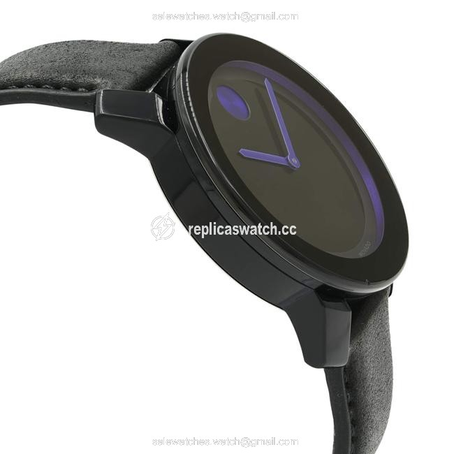 Movado Black Bold Satin Dial Purple Accents Plastic Steel Unisex 3600479 Watch Movado Black Bold Satin Dial Purple Accents Plastic Steel Unisex 3600479 Watch