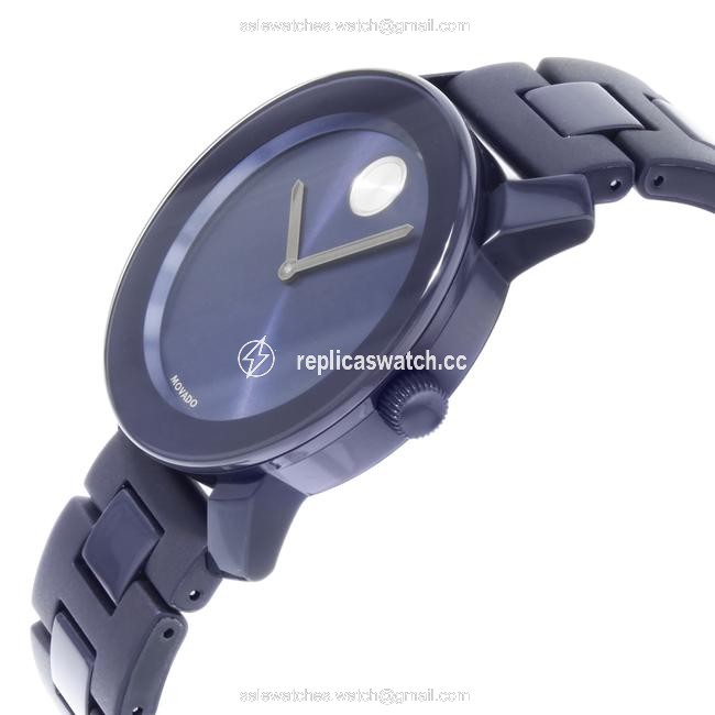Movado Navy Blue Bold Dial Steel Plastic Quartz Mens 3600444 Watch Movado Navy Blue Bold Dial Steel Plastic Quartz Mens 3600444 Watch