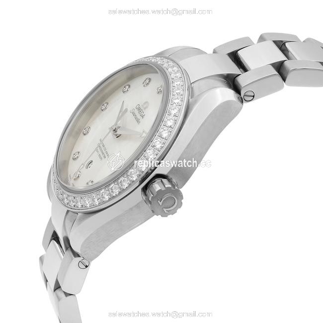 Omega Stainless Steel Aqua Terra 1.68cttw Diamond Dial Ladies 231.15.34.20.55.002 Watch Omega Stainless Steel Aqua Terra 1.68cttw Diamond Dial Ladies 231.15.34.20.55.002 Watch