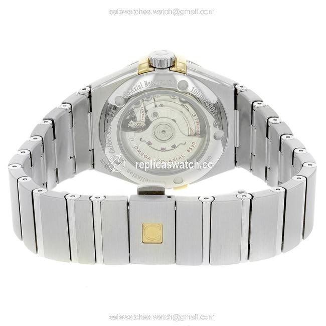 Omega Steel Gold Constellation Silver Dial Date Ladies 123.20.31 Watch Omega Steel Gold Constellation Silver Dial Date Ladies 123.20.31 Watch
