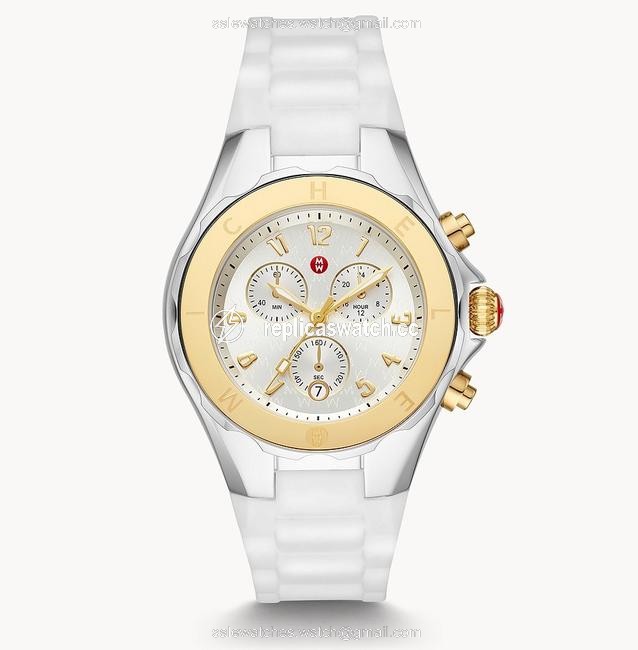 Michele White/Gold-tone Jellybean Two-tone 18k Mww12f000094 Watch Michele White/Gold-tone Jellybean Two-tone 18k Mww12f000094 Watch