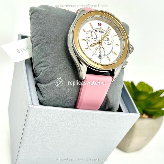 Michele Pink/Gold-tone Cape Stainless Mww27e000016 Watch Michele Pink/Gold-tone Cape Stainless Mww27e000016 Watch