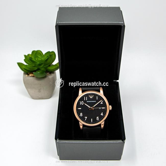 Emporio Armani Black/Rose Gold-tone New Mens Sport Ar11097 Watch Emporio Armani Black/Rose Gold-tone New Mens Sport Ar11097 Watch