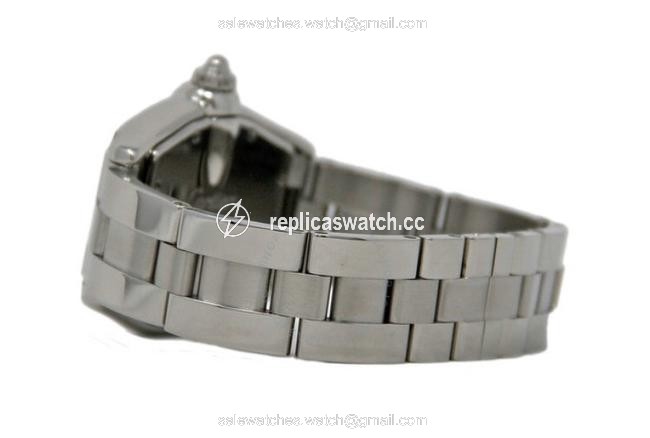 Cartier Silver Roadster Black Dial Mens Watch Cartier Silver Roadster Black Dial Mens Watch