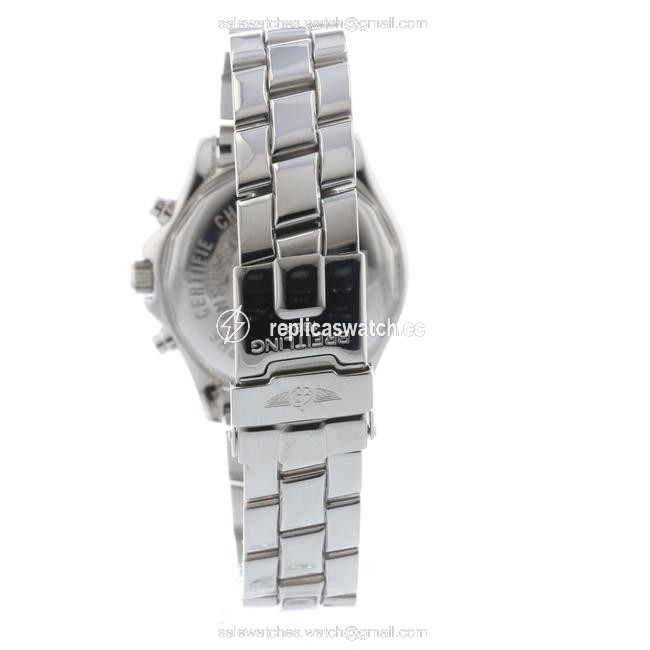 Breitling Stainless Steel Certified 1.50 Carat Diamond Colt Chrono Ocean Mens Watch Breitling Stainless Steel Certified 1.50 Carat Diamond Colt Chrono Ocean Mens Watch
