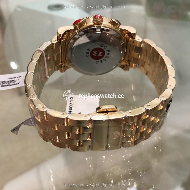 Michele Mw01c00a9001 Gold Sport Sail Womens Watch Michele Mw01c00a9001 Gold Sport Sail Womens Watch