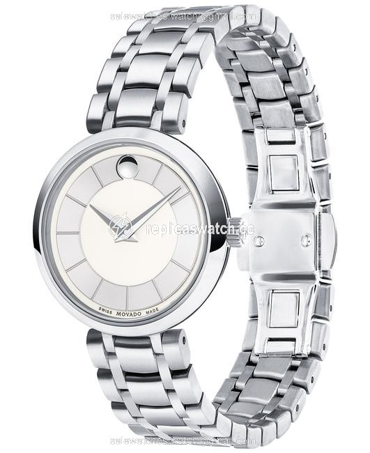 Movado Stainless Steel Womens Swiss 1881 Quartz Bracelet 28mm Watch Movado Stainless Steel Womens Swiss 1881 Quartz Bracelet 28mm Watch