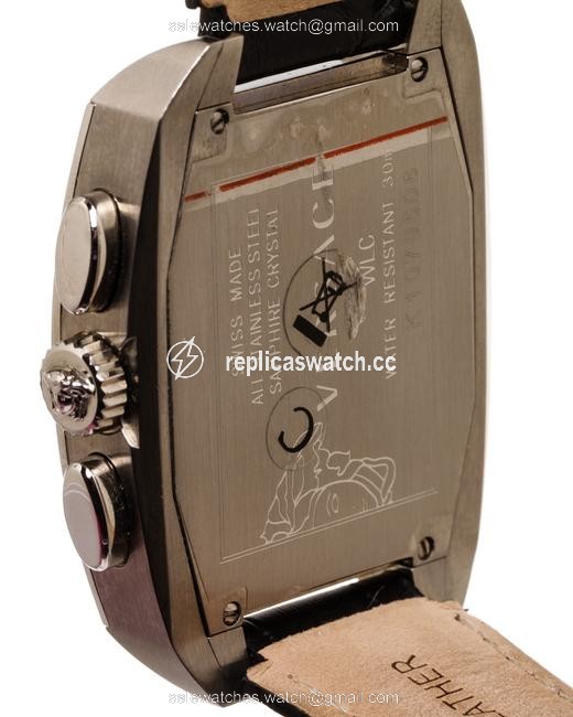 Versace Black 502029 Tonneau Dial Chronograph Watch Versace Black 502029 Tonneau Dial Chronograph Watch