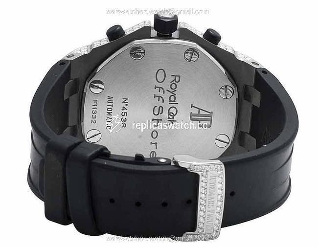 Audemars Piguet Stainless Steel Mens 42 Mm Royal Oak Offshore Rubber with 10.5 Ct Of Vs Diamond Watch Audemars Piguet Stainless Steel Mens 42 Mm Royal Oak Offshore Rubber with 10.5 Ct Of Vs Diamond Watch