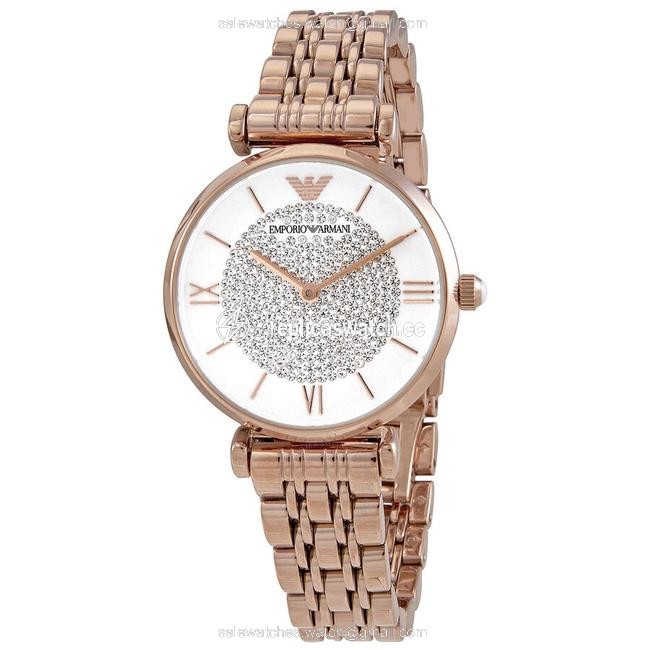 Emporio Armani Rose Gold New Stainless Steel Womens Ar11244 Watch Emporio Armani Rose Gold New Stainless Steel Womens Ar11244 Watch