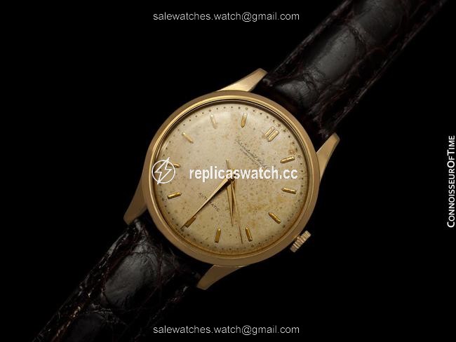 IWC Silver (Toned To A Sepia) 1961 Vintage Mens Cal. 853 with Date - 18k Gold F Watch IWC Silver (Toned To A Sepia) 1961 Vintage Mens Cal. 853 with Date - 18k Gold F Watch