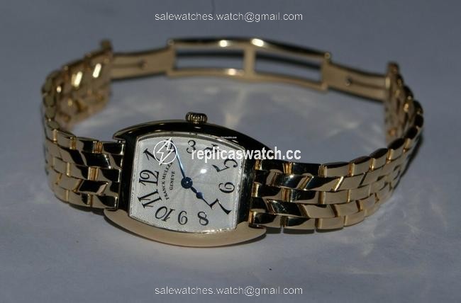 Franck Muller Curvex 18k Solid Rose Gold Watch Franck Muller Curvex 18k Solid Rose Gold Watch