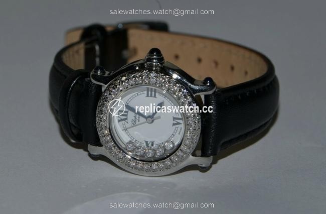 Chopard Happy Sport Steel Diamonds Watch Chopard Happy Sport Steel Diamonds Watch