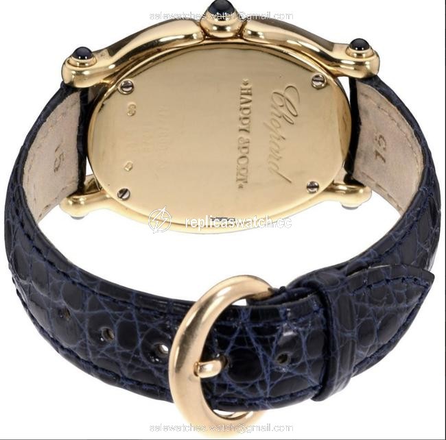 Chopard Happy Sport Oval 18k Solid Gold 7 Floating Diamonds Watch Chopard Happy Sport Oval 18k Solid Gold 7 Floating Diamonds Watch