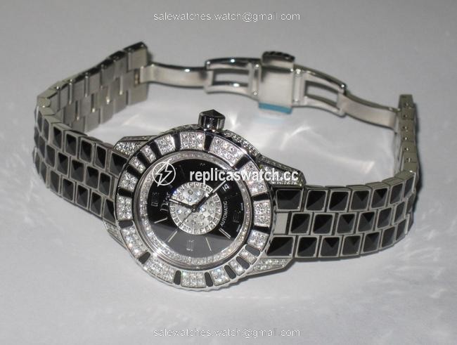 Dior Christian Christal Diamond Watch Dior Christian Christal Diamond Watch