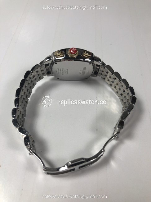 Michele Two-tone Ascalon Diamond Watch Michele Two-tone Ascalon Diamond Watch