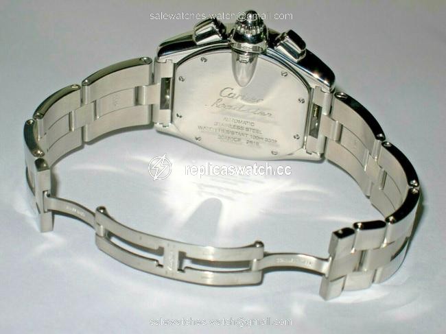 Cartier Stainless Steel XL Roadster Chrono Chronograph Watch Cartier Stainless Steel XL Roadster Chrono Chronograph Watch