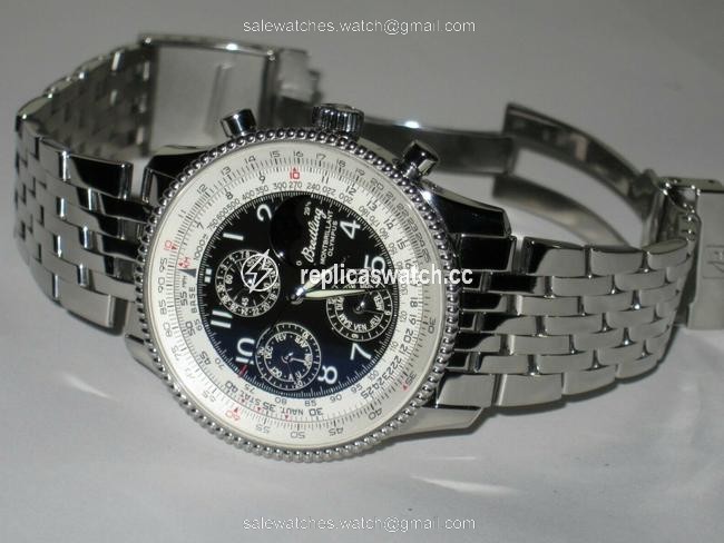 Breitling Montbrillant Olympus Navitimer Stainless Steel Chronograph Watch Breitling Montbrillant Olympus Navitimer Stainless Steel Chronograph Watch