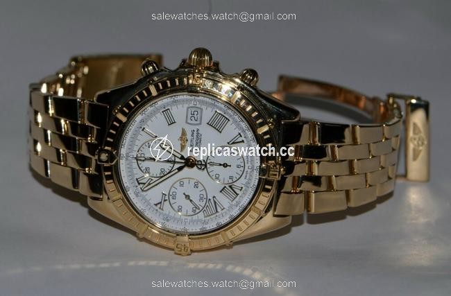 Breitling Chronomat Crosswind 18k Solid Gold Watch Breitling Chronomat Crosswind 18k Solid Gold Watch